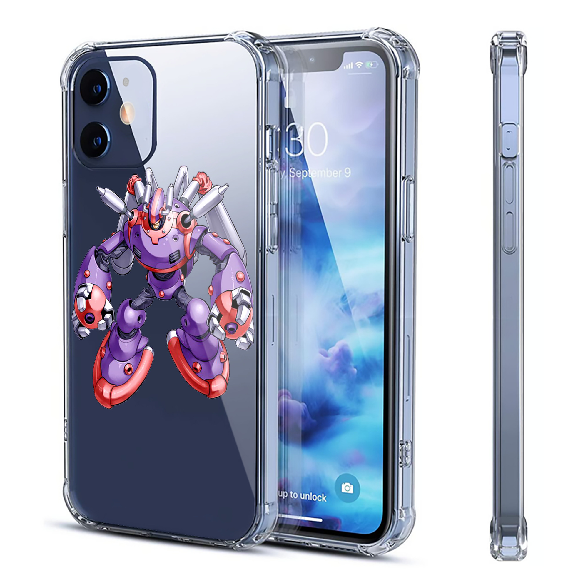 （画像用） 遊☆戯☆王 Yu-Gi-Oh! 【iPhone 12シリーズ対応】透明スマホケース（クリアソフトケース）
